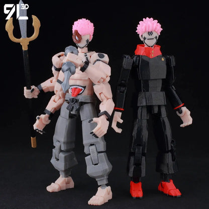 9L3D Lucky13 Gojo Sukuna Jujutsu Fushiguro Toji Gojo Satoru Action Figure Dummy13 T13 Multi-Jointed Collectible Toys Titan13