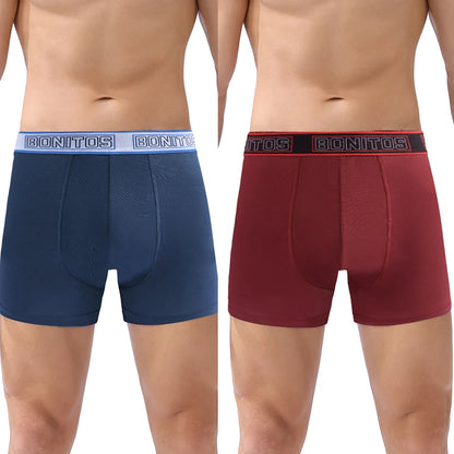 5pieces Men's Panties Sexy Medium Long Mens Underpants Letter Boxers Underwear For Men Polyester Boxer Shorts