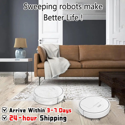 3-in-1 Robot Vacuum Cleaner USB Rechargeable Smart Navigation To Avoid Objects Automatic Cleaning Sweeping Machine Robot Vacuum