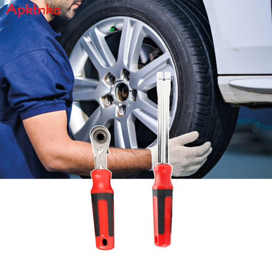 2 Piece Automatic Slack Adjuster Release Tool Car Repair Tool Set Comfortable Grip Efficient Slip Resistant For Trucks Trailers