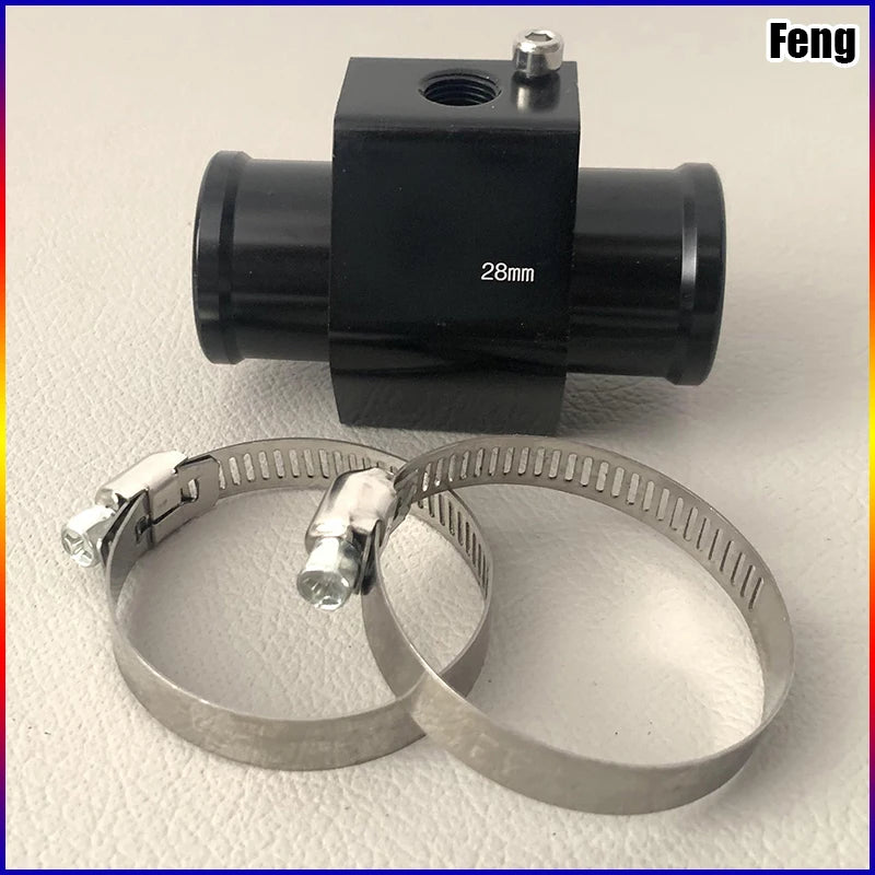 HQ Water Temperature Sensor Head Joint Sensor Radiator Adapter 1/8NPT 12V 24V Digital Water Temperature Gauge Voltmeter