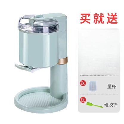 220V Automatic Ice Cream Maker Machine Small Desktop DIY Homemade Soft Serve Cone Frozen Yogurt Dessert