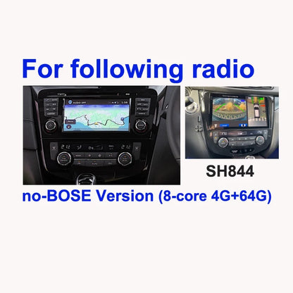 SINOSMART Android GPS for Nissan Qashqai J11 X-Trail T32 Rogue 2014–2018 with OEM 7" Screen Support BOSE 360 CarPlay AndroidAut