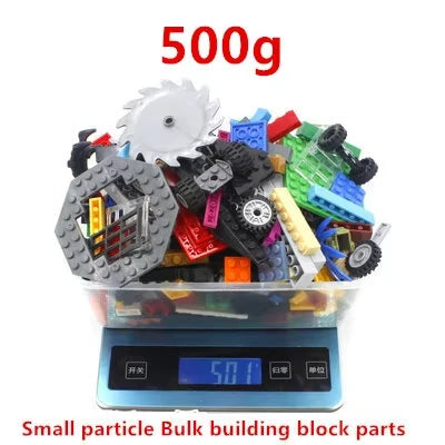 DIY building block parts model, randomly assembled building blocks, bulk bricks, creative city set, children's education toys