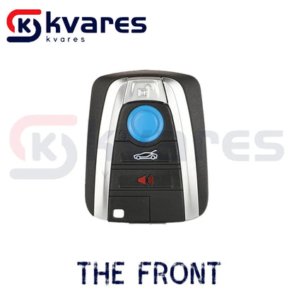 CHWARES 315/433/868 3+1/4 Button Smart Remote Car Key Shell Fob Case For BMW I3 I8 2014 2015 2016 2017 2018 With Uncut Key Blade