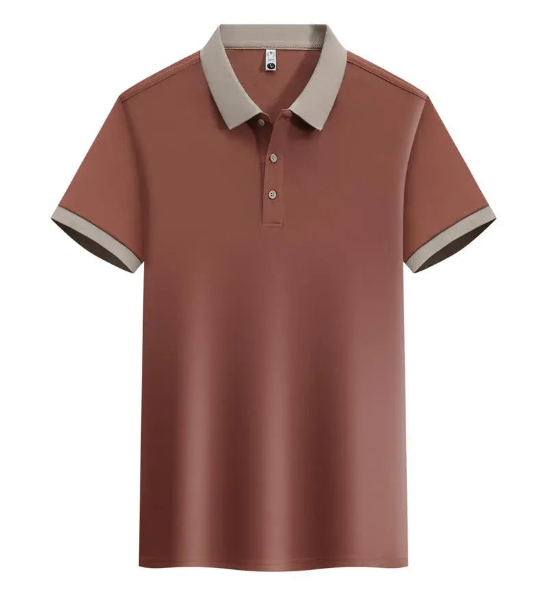 Polos Custom Company Logo Summer Short Sleeves T Shirt for Women Wrinkle-resistant Fabric Men's Overalls Resturant Uniforms Tees
