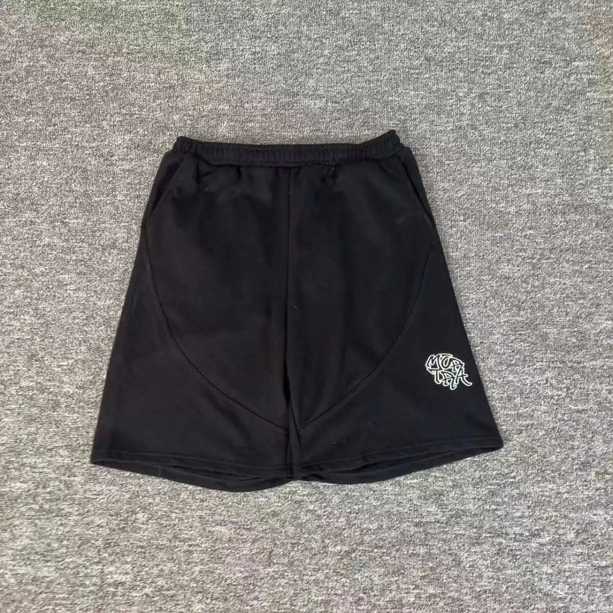 Mertra embroidery letters high street loose hip-hop street shorts men and women padded casual pants five-pocket pants summer