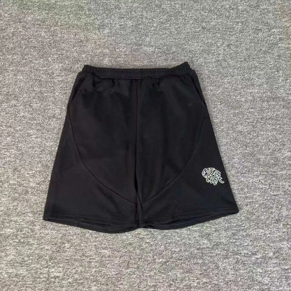 Mertra embroidery letters high street loose hip-hop street shorts men and women padded casual pants five-pocket pants summer
