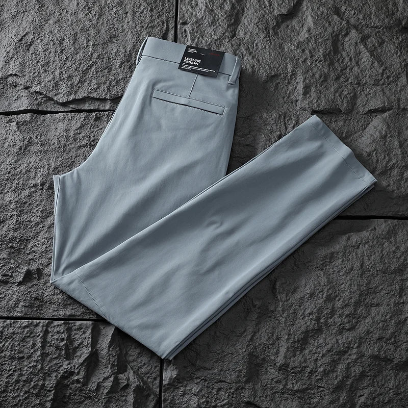 Top Grade New Brand Casual Fashion Breathable Stretch Regular Fit Long Pants Comfortable Business Trousers Mens Clothes 2025