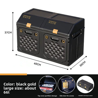 Bevel Car Trunk Storage Box Outdoor Camping Box Foldable Storage Box Camping Finishing Box
