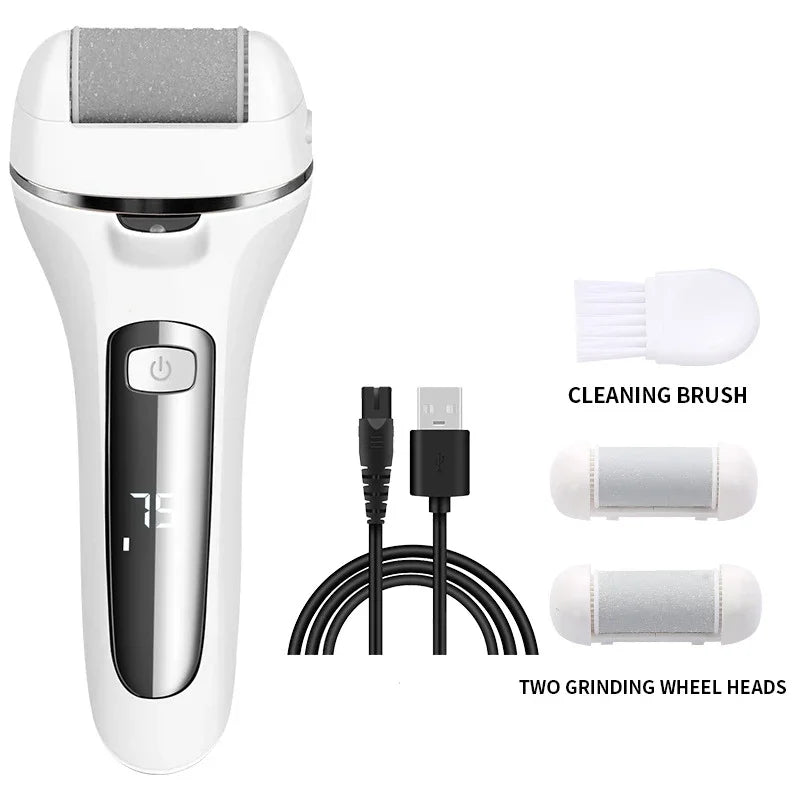 Electric Foot File Callus Remover Professional Foot Grinder Pedicure Machine Tools Rechargeable Heel Cracked Dead Skin Scrubber