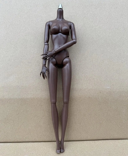 Original LULY Doll Body 8 Skin Tones High Quality Big Boobs 29CM 1/6 Replacement Body For Barbi/FR/IT Doll Heads