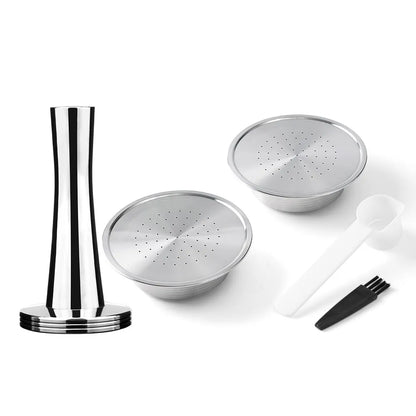 Reusable Coffee Capsule Pods for Senseo HD7801 Rich Crema Refillable Filters Cup Stainless Steel Metal Coffee Accessories