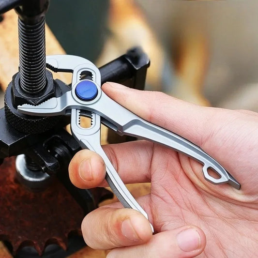 Pliers Mini V Jaw Adjustable Push Lock Multi Grip Hand Tool For Automobile Repair And Mechanic Workshop Maintenance Work