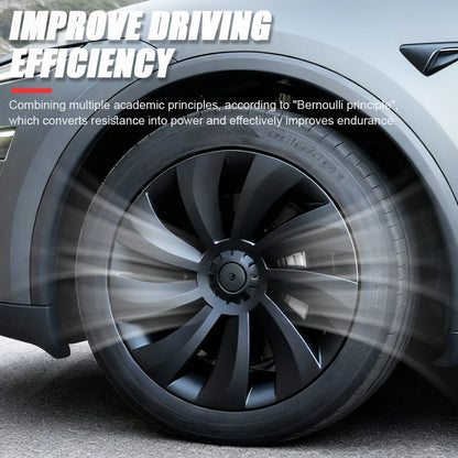 Car Wheel Cover For Tesla New Model Y Juniper 19 Inch Tire Hub Cap Performance Replacement Crossflow Full Rims Accessories 2025