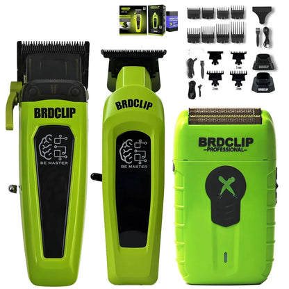 BRD106 078 Hair Clipper 7500RPM 7200RPM Hair Salon Trimmer DLC Blade with Charging Base Barber for Men New Professional BRDCLIP