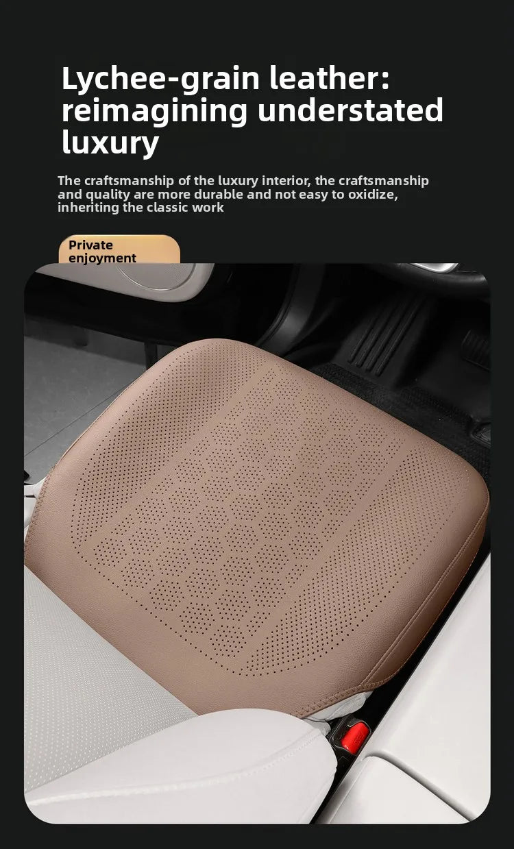 High Quality Nappa Leather Universal Car Seat Full Cover Breathable Luxury SUV Car Protection Perforated Leather Seat Full Cover