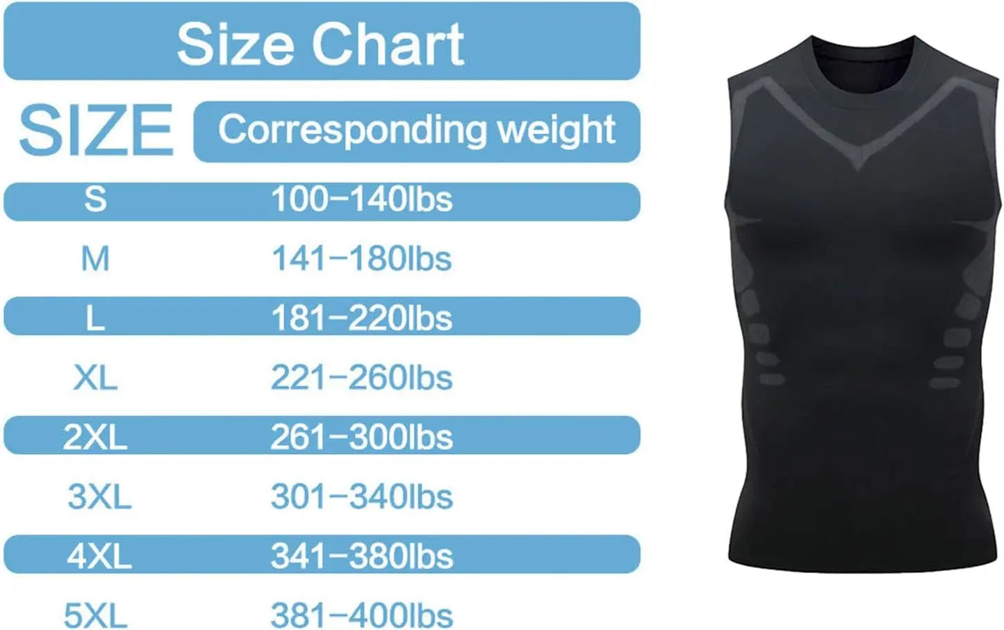 New Summer Fitness Compression Shirt For Men Shaping Sleeveless Therapy Vest Male Ice-Silk Compression Tank Tops Body Shapewear