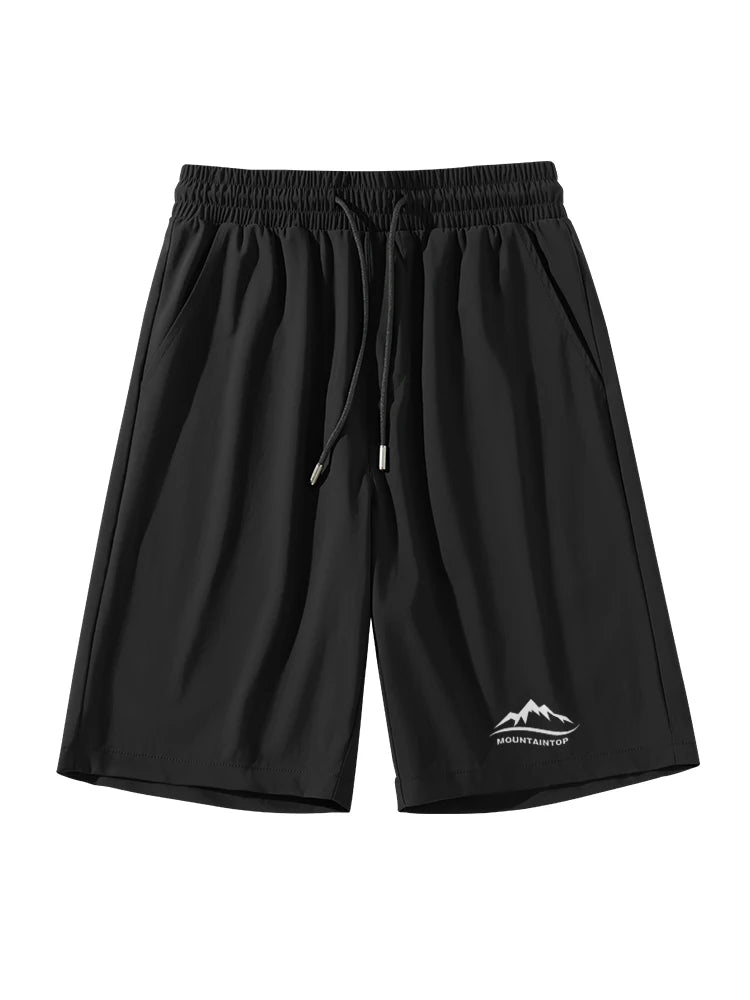Jeanswest Life Men's Ice Silk Shorts Summer Loose Large Size Quick Dry Five-Quarter Length Casual Sporty Trousers