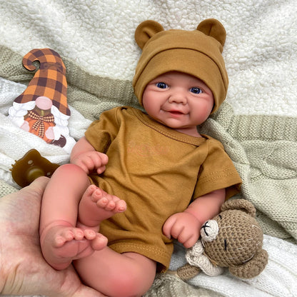 Full Body Silicone Reborn Baby Weighted Realistic Newborn Girl/Boy Hand Painted Art Doll Anatomically Correct Washable Baby Gift
