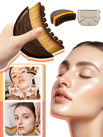 Lymphatic Contour Face Brush,Chin &Jawline Sculpting,Drainage Massager for Face,Ergonomically Designed to Fit The Skin Precisely