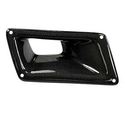For Nissan 350Z Z33 2003-2009 Front Engine Hood Air Vent Bumper Bonnet Scoop Cover Trim Carbon Fiber Car Upper Outlet Duct Frame