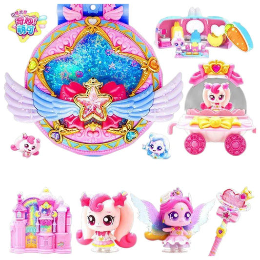 New Catch Teenieping Anime Figure Shining Meteor Season 6 Chinese Version 7 Toy Set Sweetheart Doll Figurine Collection Toy Gift