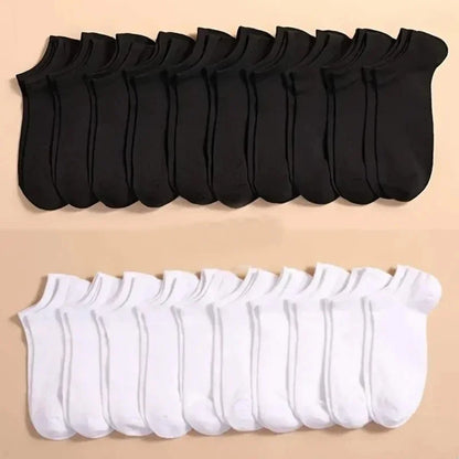 Unisex Casual Boat Socks | Thin, Breathable & Comfy | Anti-Odor, Sweat-Absorbing | Low Cut Ankle Socks for Men & Women