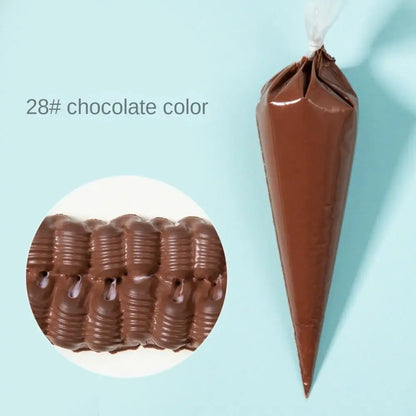Creative Imitation Cream Glue Fake Whipped Clay Glue Soft Clay with Nozzle Clay Glue Cream in Bags 100g Cream Gum DIY Hair Clip