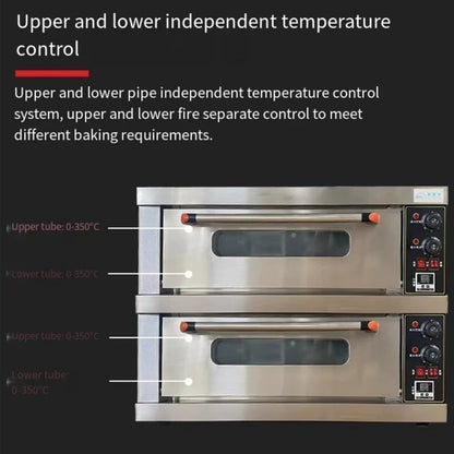Oven Electric Commercial One Layer Plate Cake Bread Pizza Scones Large Capacity Baking Household Furnace