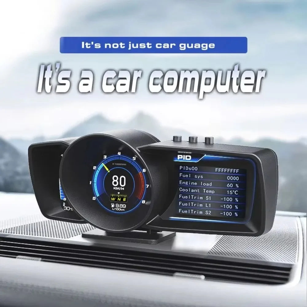 Diagnostic Tools Digital GPS Speedometer Car Navigation OBD+GPS Smart Gauge Automotive HUD Head Up Displays A600