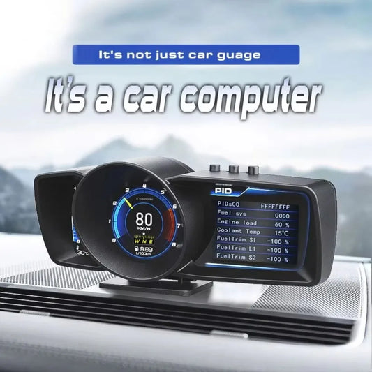 Diagnostic Tools Digital GPS Speedometer Car Navigation OBD+GPS Smart Gauge Automotive HUD Head Up Displays A600