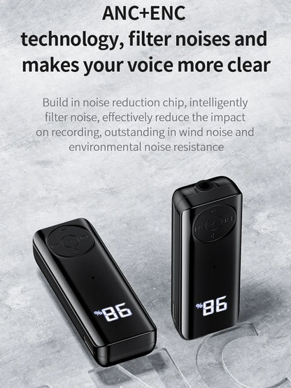 Bluetooth 5.3 Receiver Adapter Wireless Audio Adapter 3.5mm AV/AUX Jack ANC+ENC Active Noise Reduction Reciever For Car PC