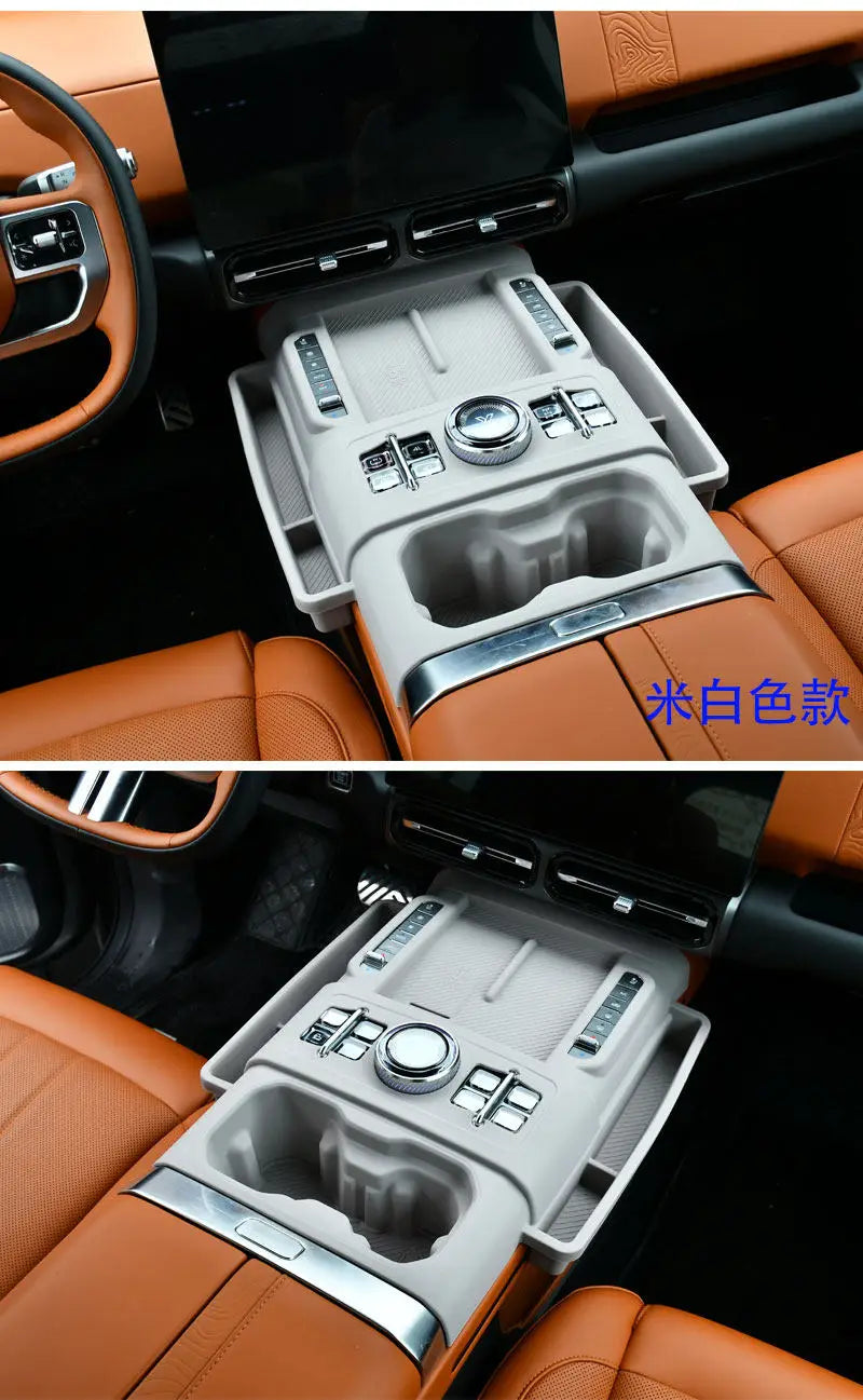 For Jetour G700 2026 Central Control Wireless Charging Silicone Pad Dustproof Anti-slip Mat Center Console Storage Box