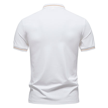 Men's Casual Polo Shirt Summer Streetwear Short Sleeve Business Casual Tops Quick-Drying Breathable Clothing POLO Shirt