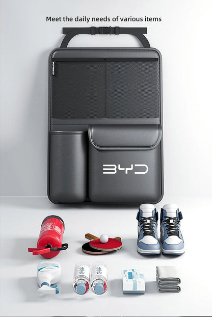 1pcs Car Trunk Storage Bag SUV Seat Back Hanging Tools Organizer Multifunctional Storage Bag for BYD Seal Atto3 S2 S6 S7 X Dream