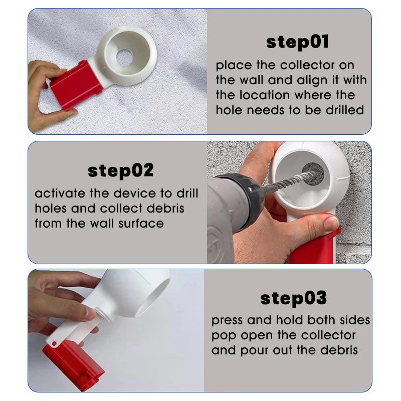 Electric Drill Dust Cover Household Electric Hammer Drilling Dust Cover Drill Debris Catcher Containment Device Dust Stopper