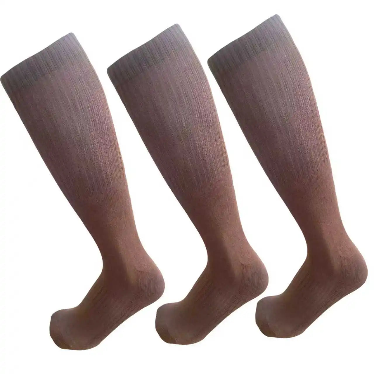 3 Pairs Men Knee High green Sports Military Army Socks Stockings Thicken Long Wool army green Hiking sport socks