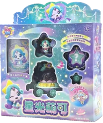 New Catch Teenieping Anime Figure Shining Meteor Season 6 Chinese Version 7 Toy Set Sweetheart Doll Figurine Collection Toy Gift
