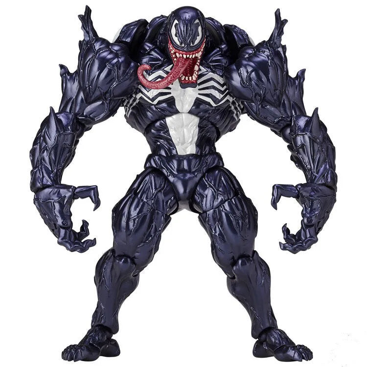 AMAZING YAMAGUCHI Carnage Venom Spider Man Marvel legends Action Figure Joint Movable Change Face Statue Model kids for Toy Gift