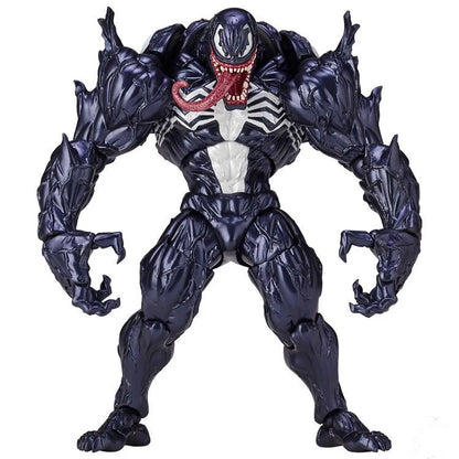 AMAZING YAMAGUCHI Carnage Venom Spider Man Marvel legends Action Figure Joint Movable Change Face Statue Model kids for Toy Gift
