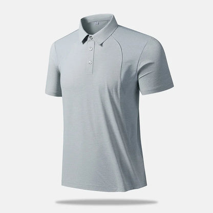 2026 Summer Golf Raglan Splice Polo Shirt Men Quick Dry Collared Sport Office Short Sleeve Tops Athletic Polo Tees for Man