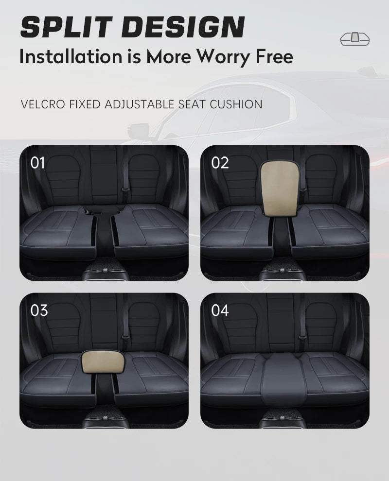 360 Surrounded Nappa Leather Car Front Seat Covers Universal Fit For Most Cars Cushion Covers Car Styling Seat Protector Pads
