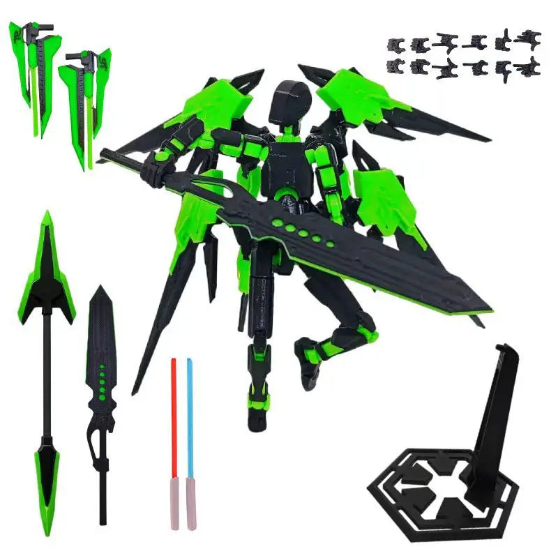 Hot 13 Action Figure Dummy Death Swordsman Titan 13 Action Figures T13 Multi-Jointed Movable Lucky 13 Action Figure Nova Gift