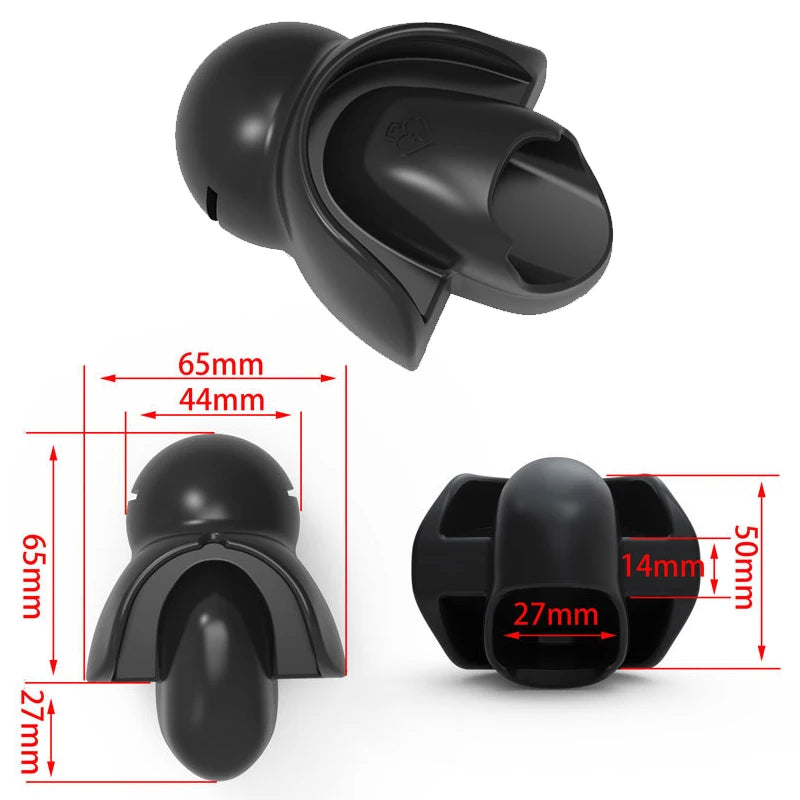 Ultra Restrictive Ball Gag for Strap oral Cavity Tongue Virtually Fixed Adult Games Sex Slave Gag Bdsm Bondage Open Mouth Gag