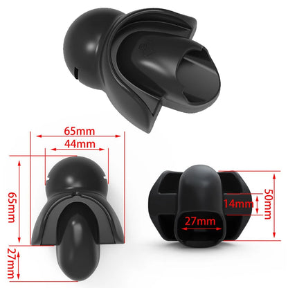 Ultra Restrictive Ball Gag for Strap oral Cavity Tongue Virtually Fixed Adult Games Sex Slave Gag Bdsm Bondage Open Mouth Gag