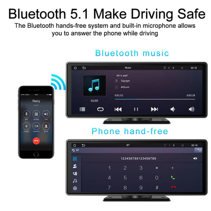 10.26” QLED Screen Universal autoradio MP5 Car Radio MultimediaI  WIFI Wireless Carplay Android Auto for Apple Or Android