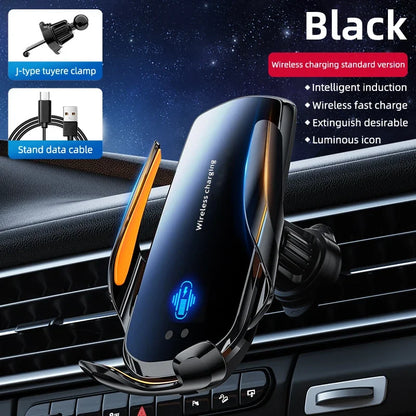 1PC updated car wireless phone holder with wireless charging universal ventilation components 360 ° rotating arm USB connecto
