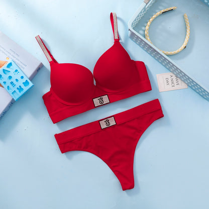 Victoria s Secret Women Bra Set Lace Push Up Seamless Comfortable Underwire Lingerie Set For Ladies Daily Wear