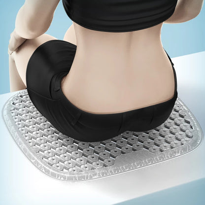 Car Gel Seat Cushion Silicone Mat Cool Gel Cooling Pad Universal Four Season Breathable Ventilate Vehicle Protector Mat Pad